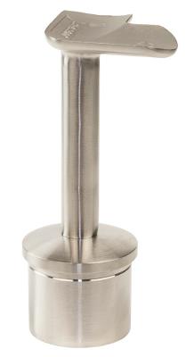 90DG Round Fixed Rail Support,SS316-Brushed,ø42,4x2,0x79mm