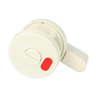 Toilet Cubicle Lock Only ,White PP