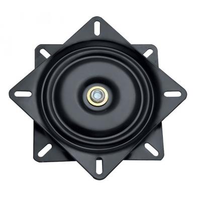 Swivel Plate 360DG-FB, 151x151mm, Black ZP, Load Cap. 150KG,