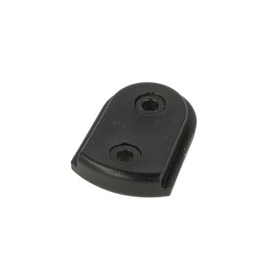 Row Connector F/Chairs, Male Part, Black Plastic