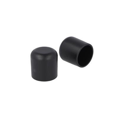 Plastic Cap For Round Tubes, Diam 19mm, PE, Black