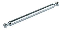 Double Dowel Pin F/System S,Bore 34mm,Without Ring,Steel BZP