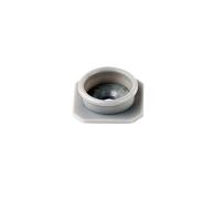 Click Button Panel Connector, Grey PC, Male, ø20,5x20,5mm,