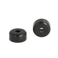 Distance Spacer, PE, Black, H 10mm, OD=22mm, ID=6mm