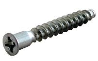 Assembla Screw, CSK, PZD, ø7,0 x 60mm, Steel, BZP, W/Hole