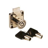 Rim Lock 850-T,ø19x22mm,NPL, Tubular CK SISO, KA 1001, W/Key