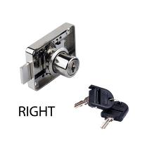 Rim Lock MIC965, ø19x22mm, Right, NPL, HCK SISO,#J11,Adjust