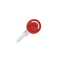 Car Key, SISO logo, Blank, Red Plastic Head, #D20