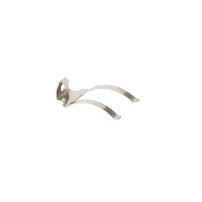 Spring Clip F/Padlockable Cam Locks #300, Nickel Plated