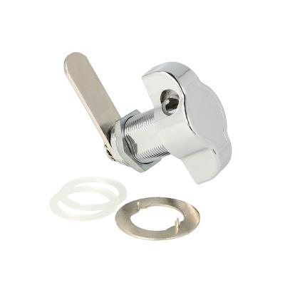 Padlockable Cam Lock #300R, 90DG, ø19x25mm, CPL, Cam A04,
