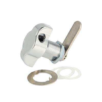 Padlockable Cam Lock #300L, 90DG, ø19x25mm, CPL, Cam A04,