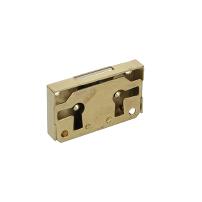 Box Lock 2110 Brass Pl, 15mm Backset, Without Key