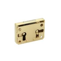 Box Lock 2110 Brass Pl, 20mm Backset, Without Key