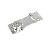 Combi. Cam Lock Hasp & Stapler M800, 3-Digit, Silver Finish