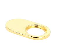 Cover Plate Double F/Lock X-689, Gold Plated