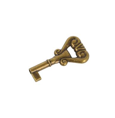 Antique Zamak Key, No. 1028, BRZ, Shaft 18mm, W/Euro Bit