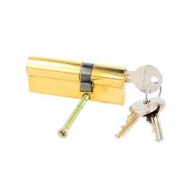 Profile Cylinder, Brass Polished, 80mm (25+10+45mm) FAB Key