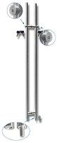 Door Bar Handle Lock ø35x1500mm W/Cylinder On Both