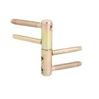 Pin Door Hinge 3-D, ø16x82mm 25-18-25mm, Steel YZP, Pin Size