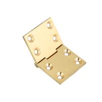 Butler's Tray Hinge, Brass Sanded, 38x64x3mm, Square Shape