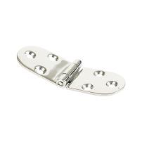 Flap Hinge, Stainless 316, 30x80x2,0mm, Polished