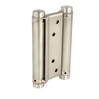 Saloon Door Double Action Spring Hinge, 103mm, SS304 Brushed