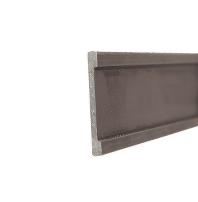 Flat Aluminium Bar w/Groove,3000x20x1,9mm, Black Anodized