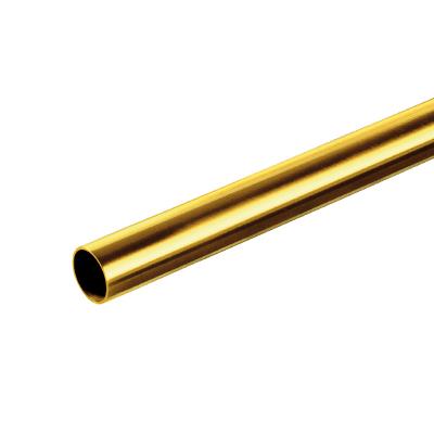 SS-304 Tube ø19x1300mm, 0,8mm Thickness, Polished Brass