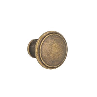 Knob 36103, ø30x26mm, Zamak, Antique Bronze Pl, No Screw