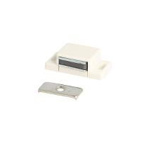 Magnetic Catch, 4 KG, White, cc 32mm,W/Square Striking Plate