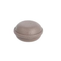 Adhesive Door Stopper ”Macaron” ø34x19 mm, Chocolate,Plastic