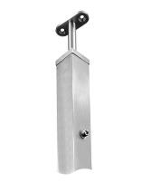 Baluster Post SS304, 40x40x1,5mm, L 879mm, 90DG, Fixed Hand