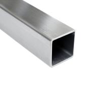 Baluster Square Handrail Tube 40x40x2x3000mm, SS316 Brushed