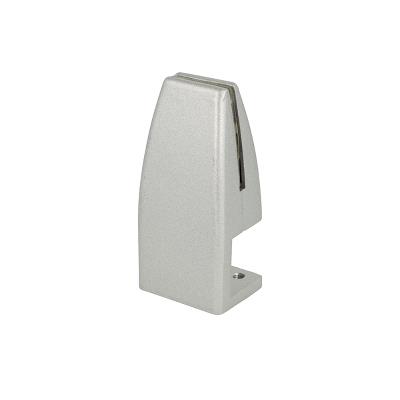 Partition Panel Clamp, Clamp-On, Alu,Silver Painted,F/4-8mm