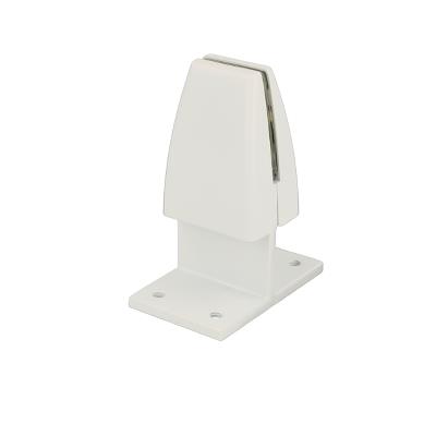 Partition Panel Clamp,Back-To-Back,Alu,White Painted,F/4-8