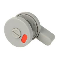 Toilet Cubicle Lock Only, Grey PP