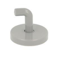 Toilet Cubicle Hook Only, Grey PP