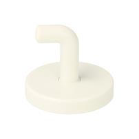 Toilet Cubicle Hook Only, White PP