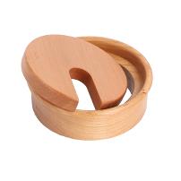 Wooden Grommet ø80x23mm, Cherry Wood, W/Clear Laquer