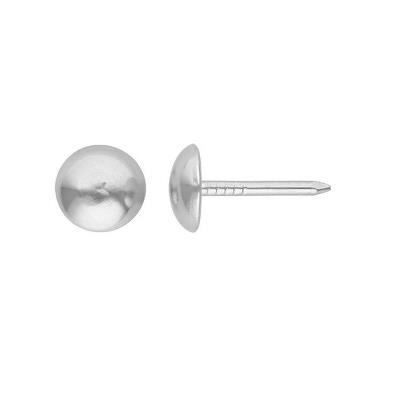 Chair Nail, Domed Head, Brass, #610, Nickel Plated