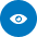 A blue icon with a white eye