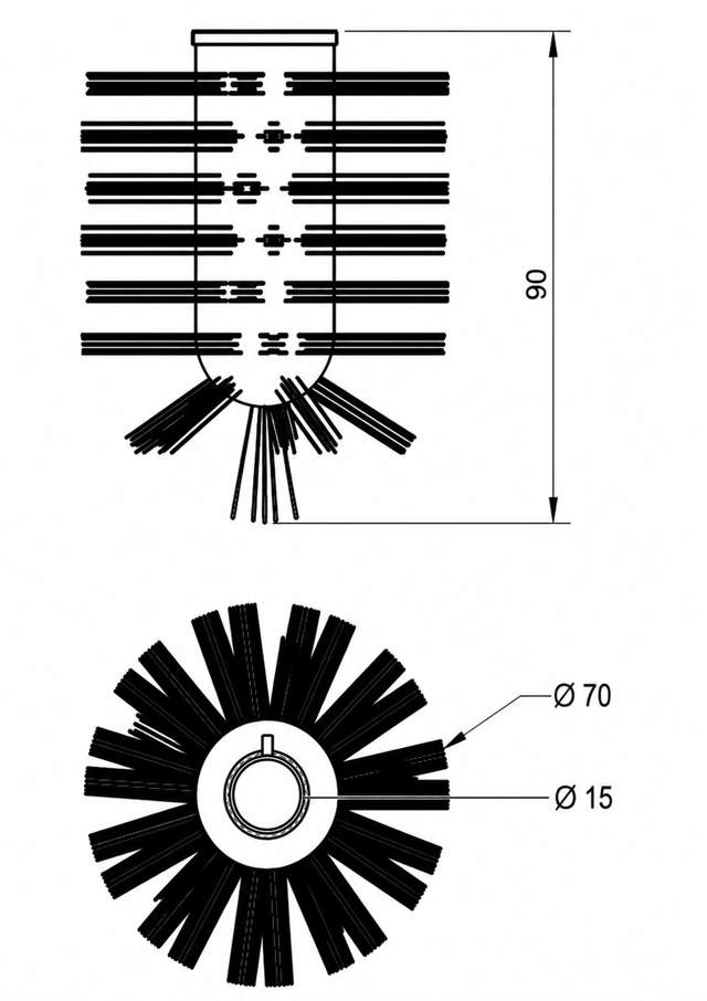 Extra Toilet Brush F/