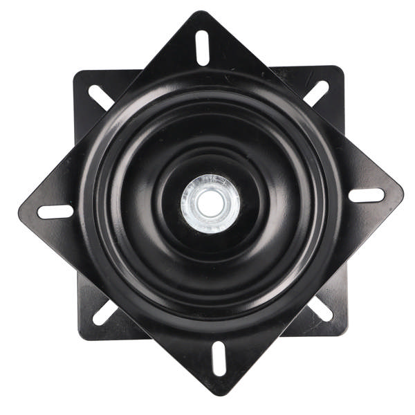 Swivel Plate 360DG-FB, 159x159mm, Black ZP, Load Cap. 220KG,