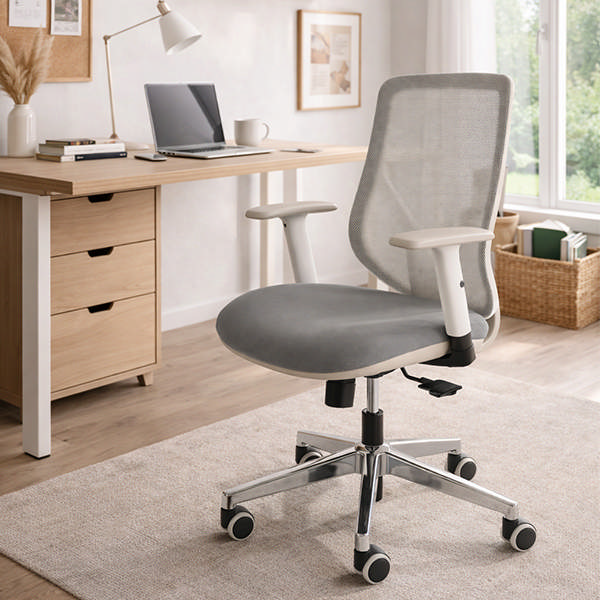 Office Chair Castor,ø50mm,Soft, ø11mm Pin, Black/Grey,Hooded
