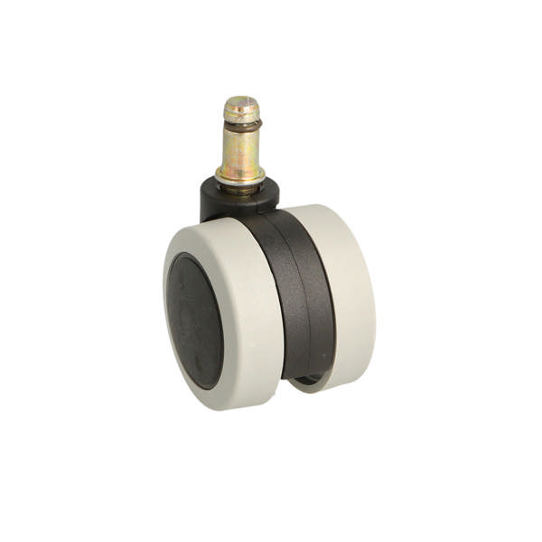 Office Chair Castor, ø50mm,Soft,ø10mm Pin,Black/Grey,No Hood