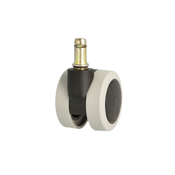 Office Chair Castor, ø50mm,Soft,ø10mm Pin,Black/Grey,No Hood