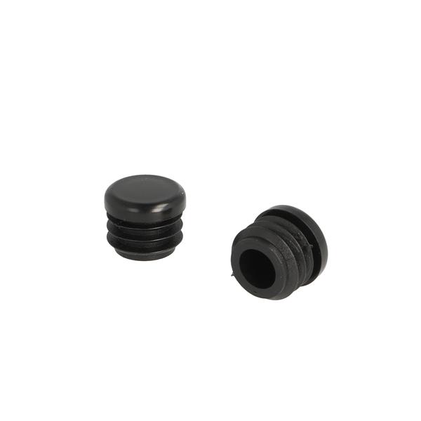 Insert Glide For Round Tubes, Diam 19mm, PE, Black