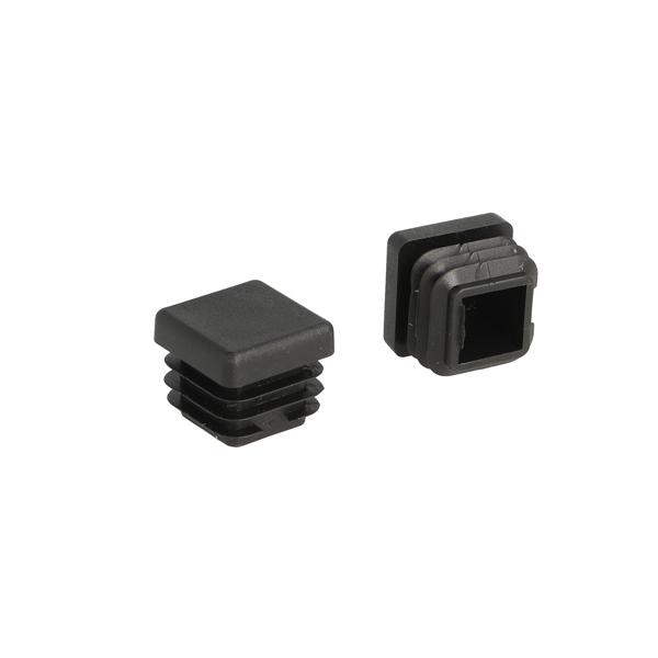 Insert Glide For Square Tubes, 20x20mm, PE, Black