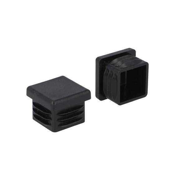 Insert Glide For Square Tubes, 25x25mm, PE, Black