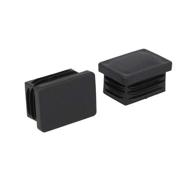 Insert Glide For Rectangular Tubes, 35x25mm, PE, Black